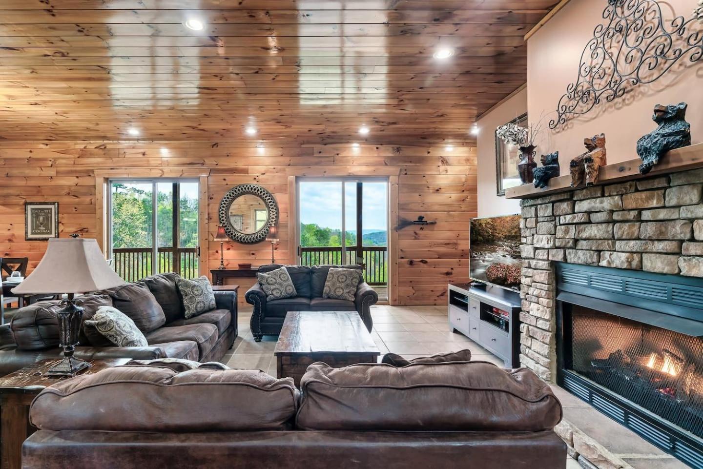 Top Mtn Views, Hottub, Games, 4 Suites, Pets Sevierville Eksteriør billede